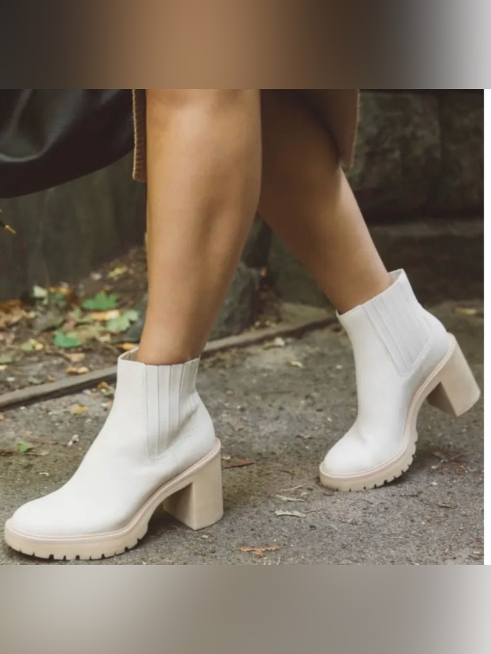Dolce Vita Caster H2O Block Heel Sz 8 chunky heel booties